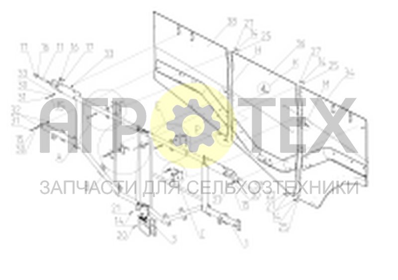 Чертеж Капот (181.56.51.010-01)